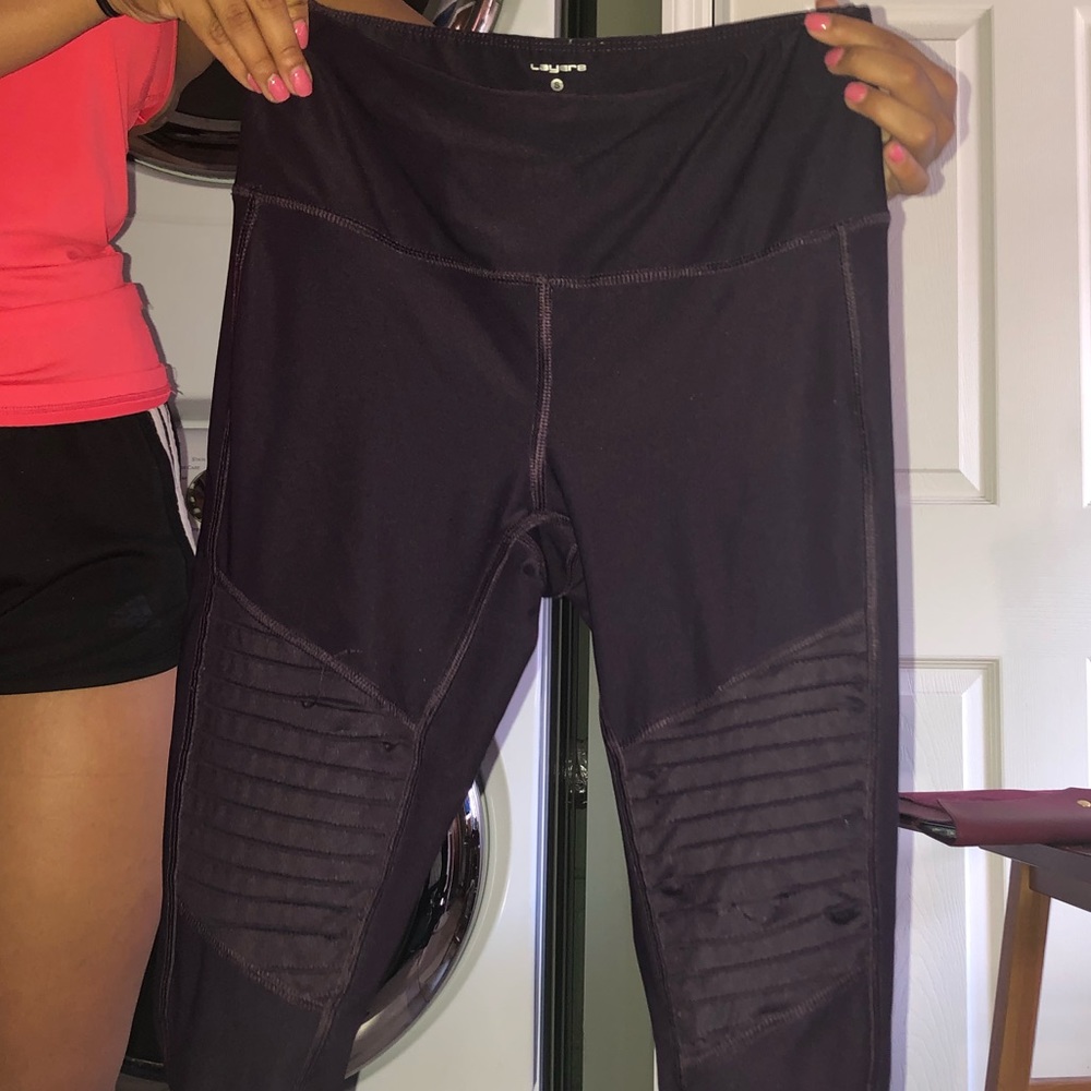 Moto workout leggings